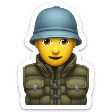 gilet parre balles sticker