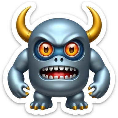 economic monster sticker