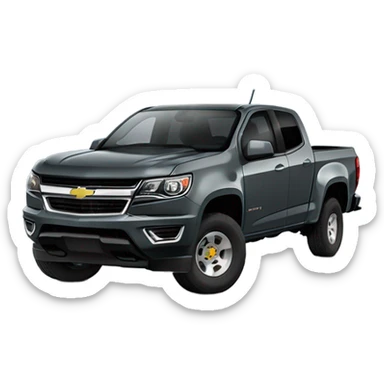 Chevy Colorado truck dark gray sticker