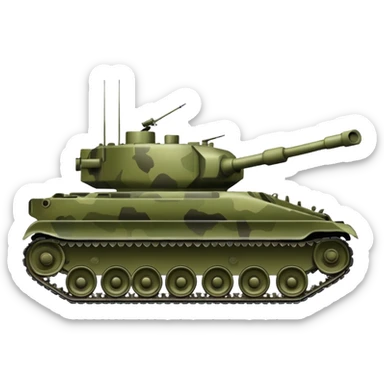 Military Tank emoji sticker