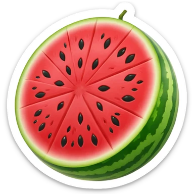 whole watermelon sticker