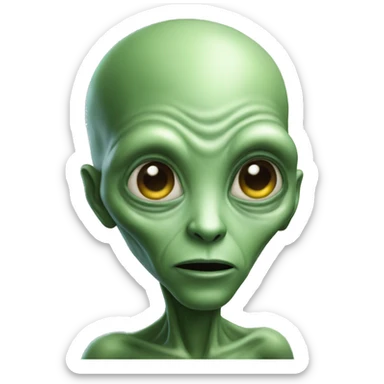 Alien sticker