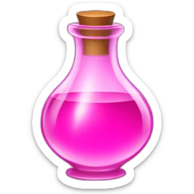 pink magic potion sticker