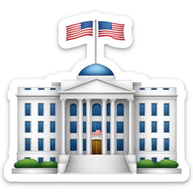 US Embassy building png.  looks realistic sticker