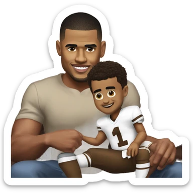 Jalen hurts babysitting dak Prescott sticker