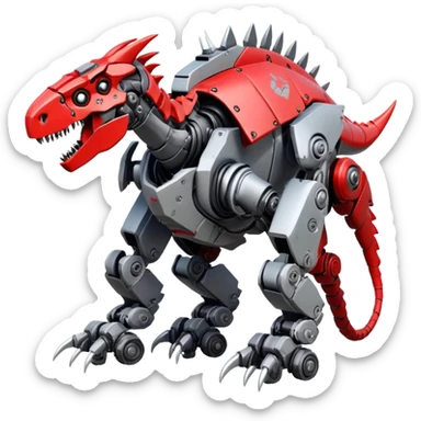 Thunderjaw dinosaur robot machine from Horizon Zero Dawn sticker