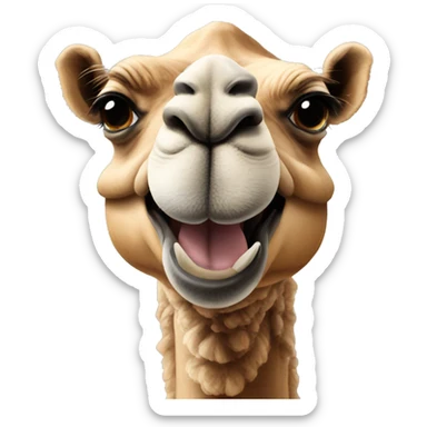 Camel hapy sticker