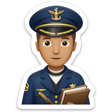 lighthouse Keeper with Logbook sticker