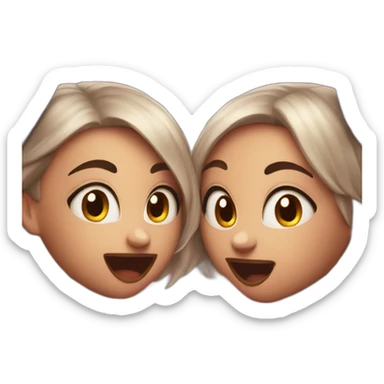 a funny devil girls sticker