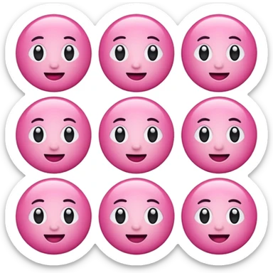 🎥 bu emojiyi pembe yap sticker