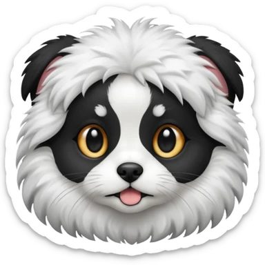 Pet Black&White sticker