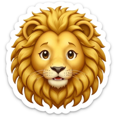 León enamorado😍 sticker