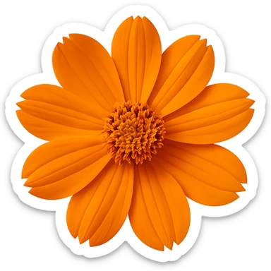 Remove the background, keep only the blooming flower in the image, transparent background. sticker