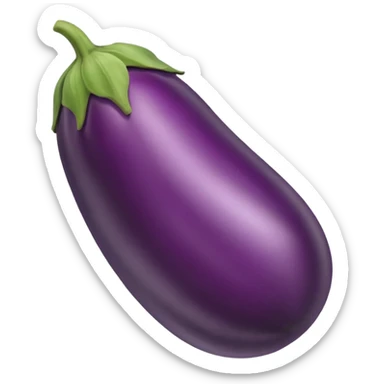 eggplant sticker