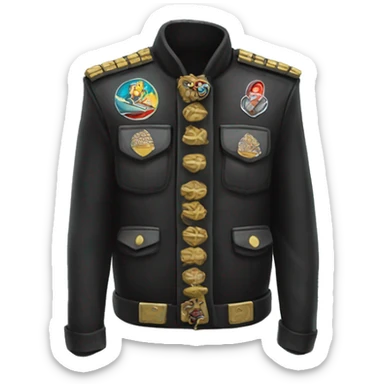 Battle jacket sticker