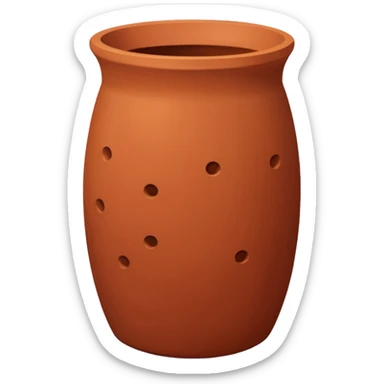 terracotta vase sticker