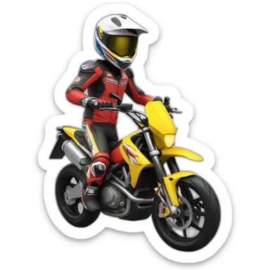Supermotard sticker