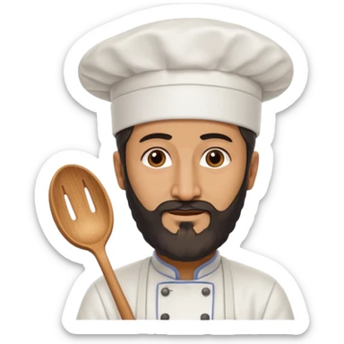 Osama Bin Laden as a chef sticker