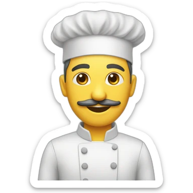 Métier dans le pâté sticker