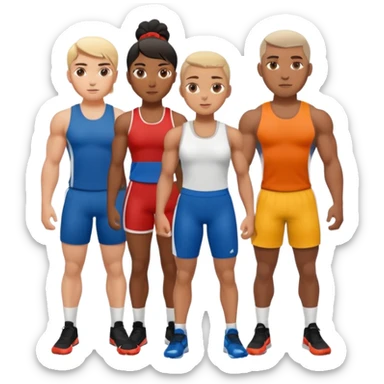 4 HYROX ATHLETES sticker