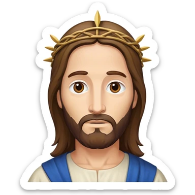 French-Canadian Jesus Christ sticker
