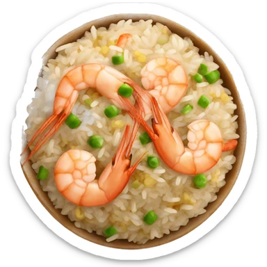shrimp fried rice sticker