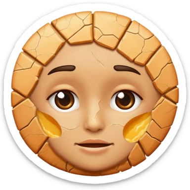 Super dried out skin that is peeling sticker