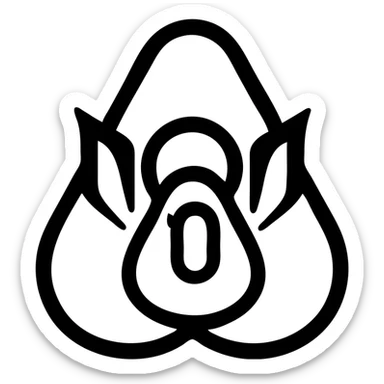 Airbnb-inspired icon featuring a subtle reference to Lionel Messi, thick lines, clean and modern, similar to Airbnb category icons, no text, simple and bold design sticker