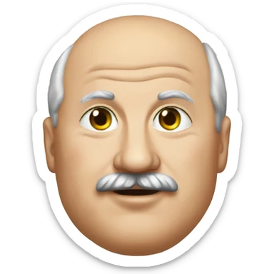 Lukashenko with potato sticker