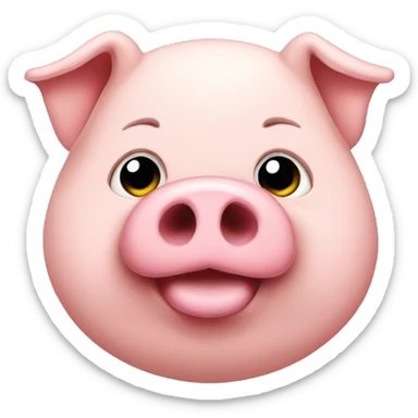 fat pig sticker
