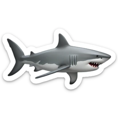 shark Friday the 13th sticker