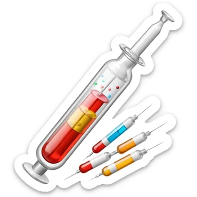 alcohol pills and drugs and serynge with needle sticker
