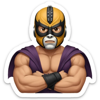 luchador bane sticker