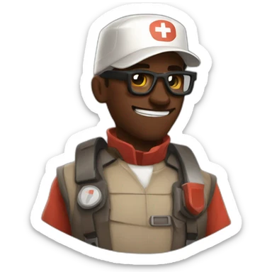 Team fortress 2 medic sticker