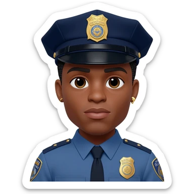 police bad bunny (singer) sticker