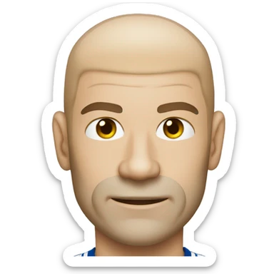Zinedine zidane sticker