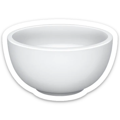  pure white rice, bowl is white only white color No rice layer  sticker