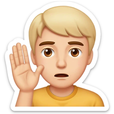 Somebody getting slapped sticker