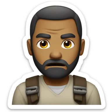 secretly angry sticker