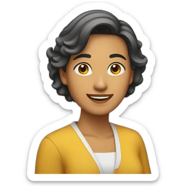 MUJER ALEGRE sticker