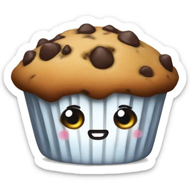Chocolate chip muffin  sticker