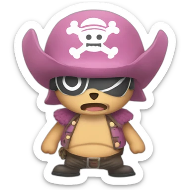 toni toni chopper from one piece sticker