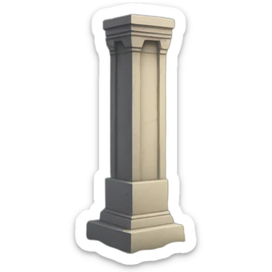 boundary pillar sticker