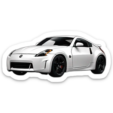 350z white sticker