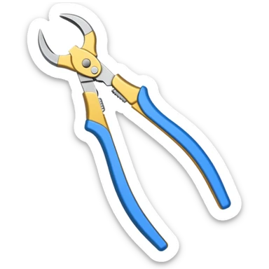 bent nose Pliers sticker