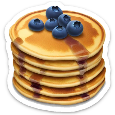 blueberry pancakes  sticker