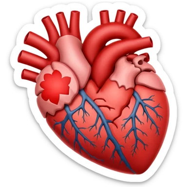 Hearts with human  sticker