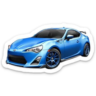 Blue Scion frs  sticker
