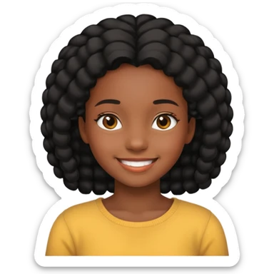 I don’t know shoulder black girl younger emoji  sticker