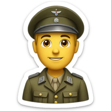 German Wwii soldier sticker